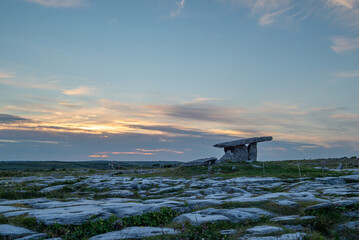 Poulnabrone dolmen ,view of  Portal Tomb, Co.Clare