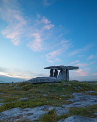 Poulnabrone dolmen ,view of  Portal Tomb, Co.Clare