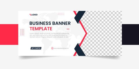 Creative corporate business marketing social media Facebook cover banner post template
