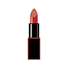 Red lipstick with black packaging