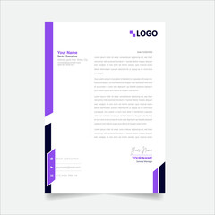 Abstract Letterhead Design Modern Business Letterhead Design Template