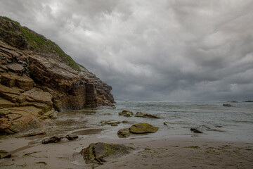 storm over the beach