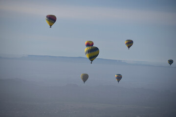 Obraz premium Hot Air Balloons over Napa