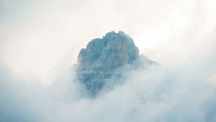 Dolomite Alps peaks in Italy