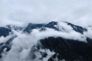 Mountain landscape in the Andes, Peru.