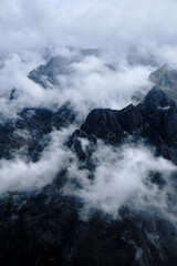 Mountain landscape in the Andes, Peru.