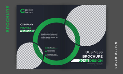 Brochure cover design or company profile cover template layout design for business. poster, annual report, catalog, A4 size in creative business brochure template layout.