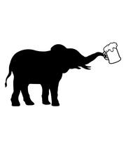Krug Bier Elefant cool 