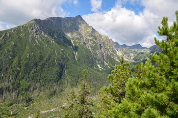 One of the highest peaks in the High Tatras mountains - Slavkovsky stit it one of the best hikes in Slovakia.