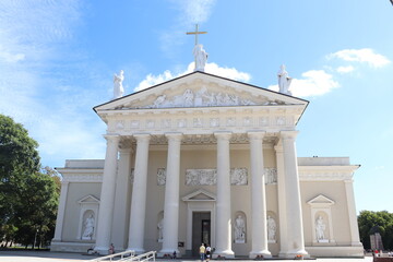 Fototapeta na wymiar Vilnius Cathedral, Vilnius (Lithuania)