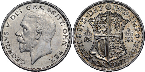 Great Britain, George V, Halfcrown 1931, silver, UNC
