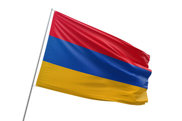 Transparent flag of armenia