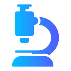 microscope gradient icon