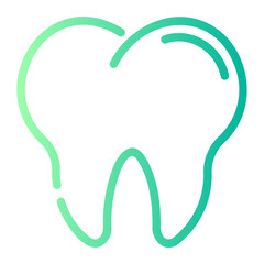 tooth gradient icon