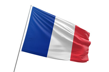 Transparent flag of france