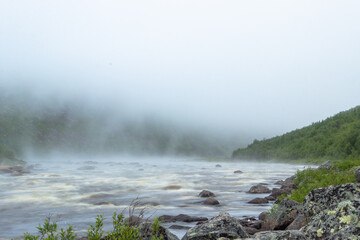 fog over the river