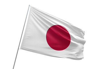 Transparent flag of japan - obrazy, fototapety, plakaty