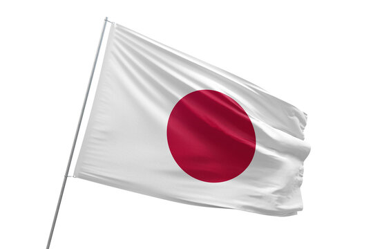 Transparent flag of japan