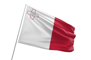 Transparent flag of malta
