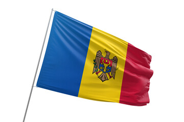 Transparent flag of moldova