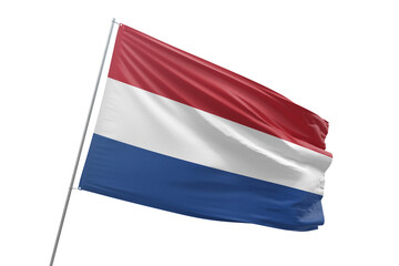 Transparent flag of netherlands