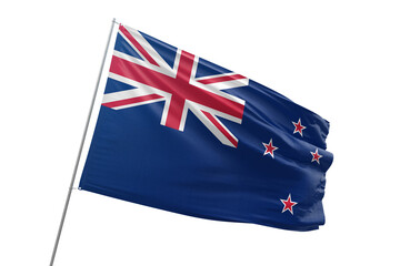 Transparent flag of new zealand