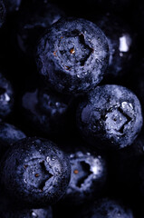 blueberries closeup