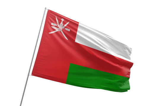 Transparent flag of oman
