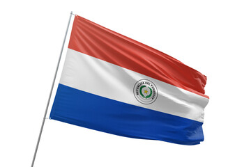 Transparent flag of paraguay