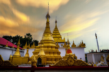 Wat Thai Wattanaram Temple, Tak province, Thailand.