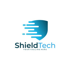 shield logo vector design template