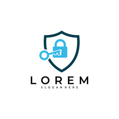 shield logo vector design template