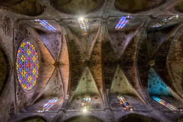 Inside the Cathedral of Santa Maria of Palma in Mallorca © Kaitlind