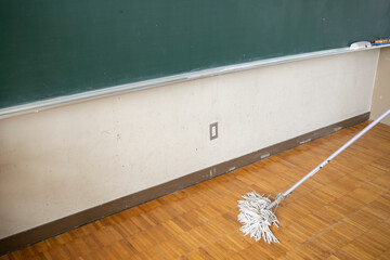 教室の掃除