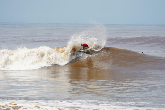 Surfing In El Salvador, Central America