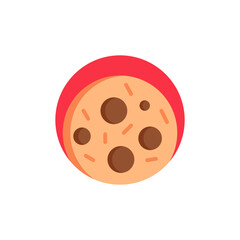 Cookie candy vector isolated on white background