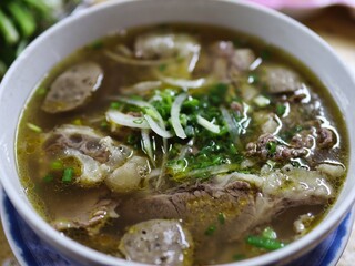 Vietnamese pho soup