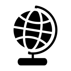 globe glyph icon