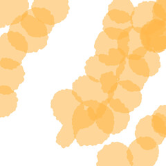 オレンジ　植物　実　ナチュラル模様壁紙