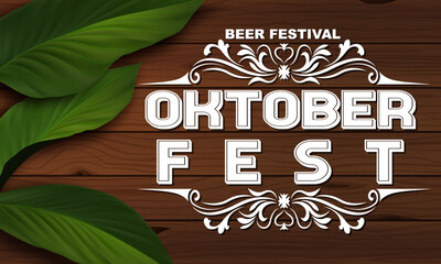 Oktoberfest Celebration Festival banner Background, International Beer Bacgkground.