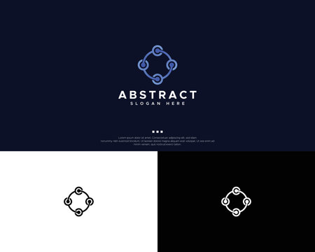 Abstract logo design template