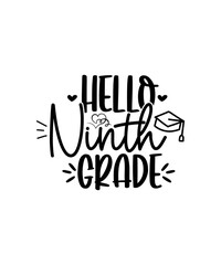 Obraz premium Back to School SVG, Hello Year SVG, Back to school sign, School Year PNG, uk school year svg, school year tshirt, school shirt png files