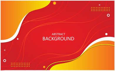 abstract background red and yellow curve