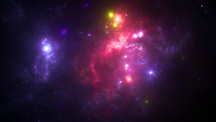 Computer-generated abstract fractal background.