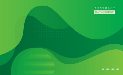 abstract green background with curve