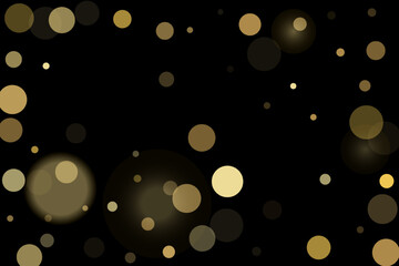 Gold glitter confetti, great design for any purpose. Party decor.