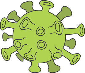 COVID-19 or Coronavirus Illustration