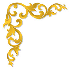 Thai Art Ornament element