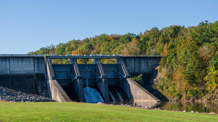 Tellico Dam in Lenoir City, Tennessee