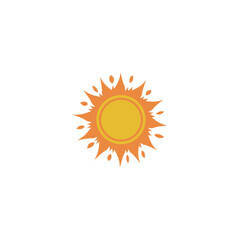 sunny weather vector illustration